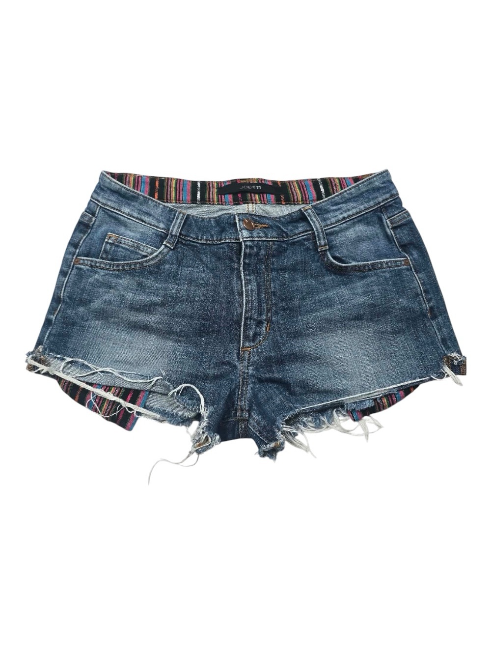 Joe’s Jeans Distressed Cutoff Denim Shorts Sz 28 Tapestry Boho Festival Beach